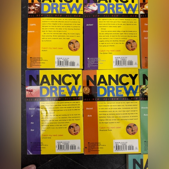 Nancy Drew Girl Detective Paperback books 1-13 - Picture 8 of 12